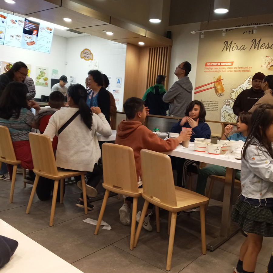 Bafang Dumplings Interior in California