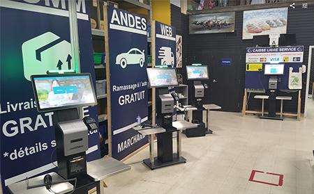 Canadian Hardware Retailer Offers Self-Checkout Based on AD-215-S Kiosk